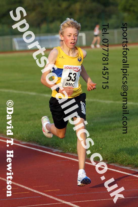 BMC 1500 metres, BMC, Chester le Street, July 19th. Photo: David T. Hewitson/Sports for All Pics